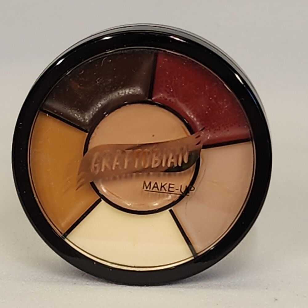 Graftobian Zombie Makeup Wheel Theatrical Halloween Makeup 6 Colors NIB SFX